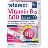 Tetesept Vitamine B12 500 Vitamine voor de gezondheid van het zenuwstelsel 20 sachets