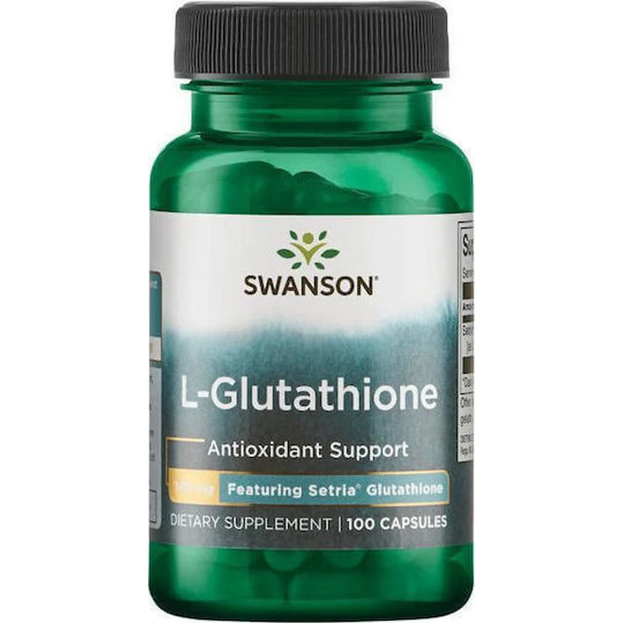 Swanson L-Glutathione 100mg Complemento Alimenticio Especial 100 cáps.