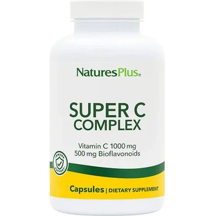 Nature's Plus Super C Complex Vitamin for Immune Support, Skin & Antioxidant Action 1000mg 30 caps