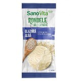 Rondjes van geëxpandeerde rijst met wit glazuur, 66 gr, Sanovita