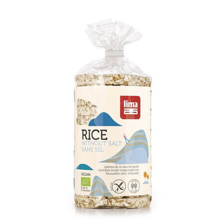 Expandierte Reiskugeln ohne Salz, 100 gr, Lima
