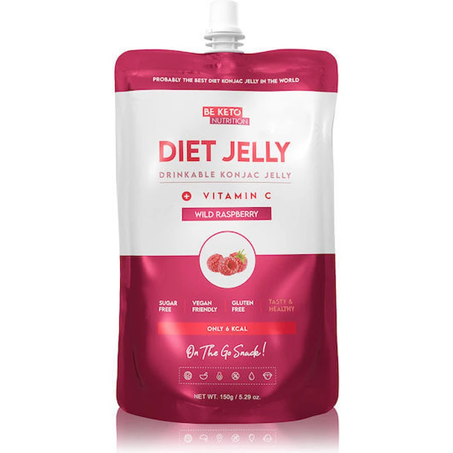 BeKeto Diet Jalea Konjac Suplemento Adelgazante 150gr Frambuesa Silvestre Frambuesa Silvestre
