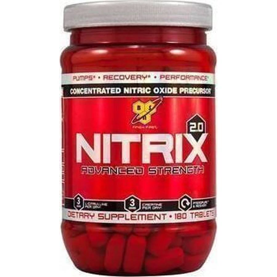 BSN Nitrix 2.0 Pre Workout Supplement 180 file