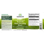 Swanson Korean Red Ginseng Root 400mg 90 caps