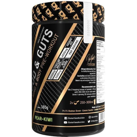 Dorian Yates Blood & Guts Integratore pre-allenamento 380gr Gomma da masticare