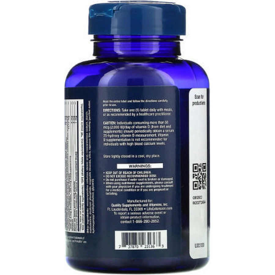 Life Extension Multivitaminico Energetico One-Per-Day 60 Compresse
