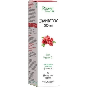 Power Of Nature Cranberry mit Vitamin C & Stevia 20 Scheiben