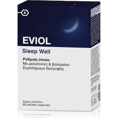 Eviol Sleep Well Suplemento para el sueño 30 cápsulas blandas