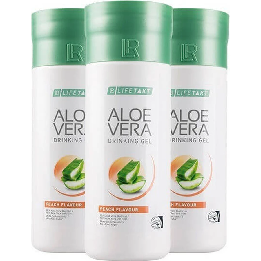 LR Aloë Vera Drinkgel 3 x 1000ml Perzik
