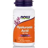 Now Foods Hyaluronzuur 50mg met Msm 50mg Gewrichts- & botgezondheidssupplement 60 plantaardige capsules