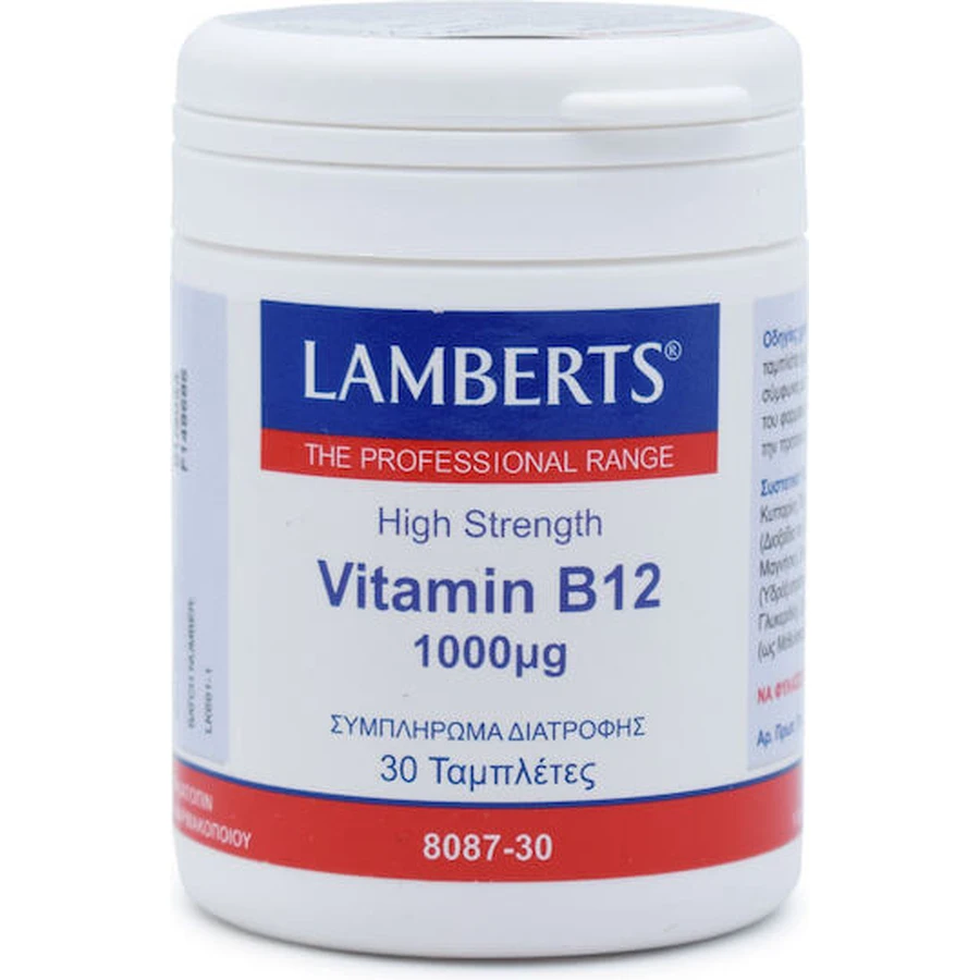 Lamberts Vitamin B12 Vitamin for Nerve Health 1000mcg 30 Tablets