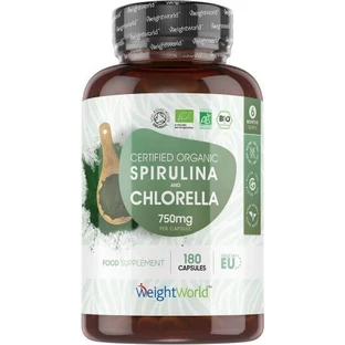 WeightWorld Spirulina Chlorella 750mg 180 cáps.
