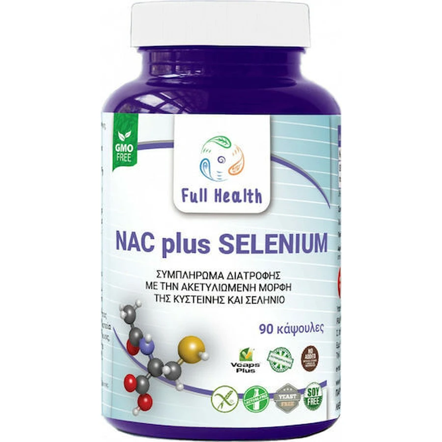 Full Health NAC Plus Selenium 90 Capsules