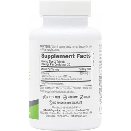 Nature's Plus Pro Berberine 1500mg 60 tabs