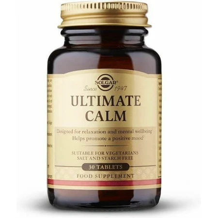 Solgar Ultimate Calm Angst supplement 30 tabs