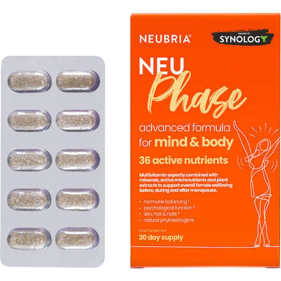 Neubria Neu Phase Menopause suplement diety 30 tabs: ceny i cechy