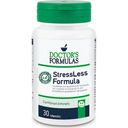 Doctor's Formulas Stressless Formula Suplemento Ansiedad 30 cáps.