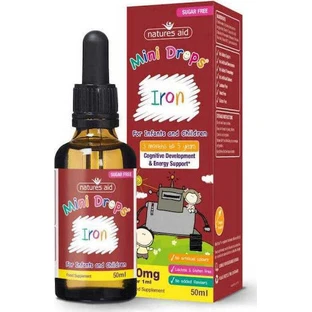 Natures Aid Mini Gotas de Hierro 50ml