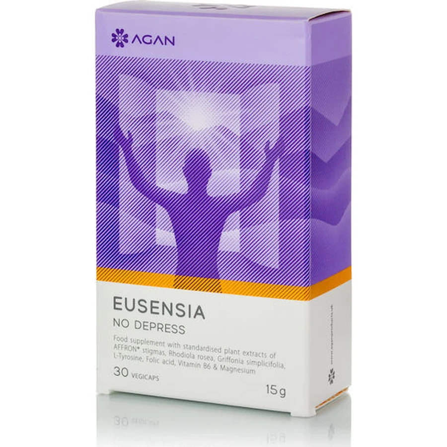 Agan Eusensia No Depress Anxiety Supplement 30 capsule vegetali