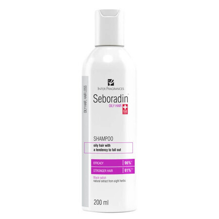 Shampooing pour cheveux gras, 200 ml, Seboradin