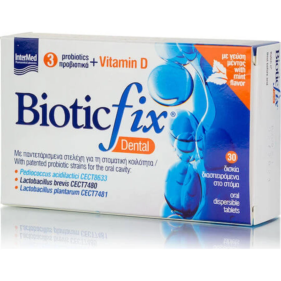 InterMed Biotic Fix Tandheelkundig Probioticum 30 dossiers