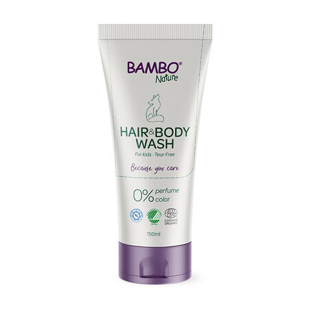 Shampoo e gel doccia per bambini, 150 ml, Bambo Nature