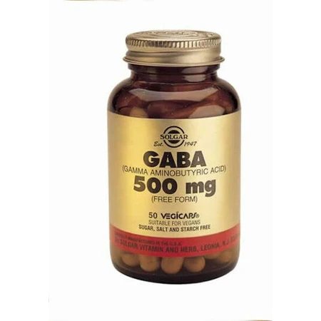 Solgar Gaba 50 Cápsulas de hierbas sin sabor