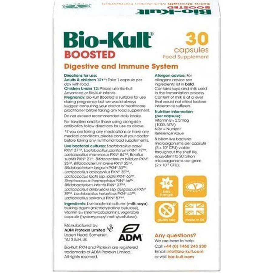 Bio-Kult Boosted Extra Sterkte Probiotic 30 caps