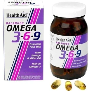 Health Aid Balanced Omega 3 6 9 90 kapsułek niearomatyzowanych