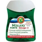 Moller's Forte Omega 3 Olio di fegato di merluzzo e di pesce adatto ai bambini 10mg 60 capsule non aromatizzate