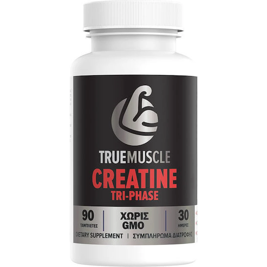 True Muscle Creatine Tri-fase 1667mg 90 capsules