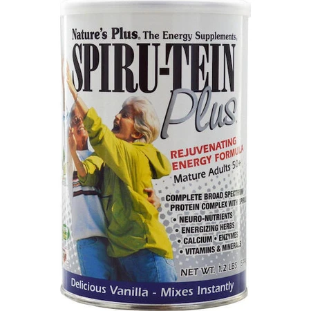 Nature's Plus Spiru-Tein Plus Shake Gluten Free with Vanilla Flavor 544gr