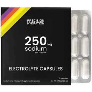 Precision Brandstof & Hydratatie Elektrolytencapsules Natrium 250mg 15 caps