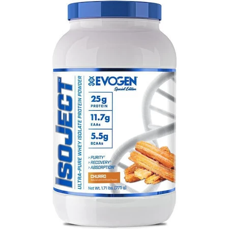 Evogen Isoject Whey Protein with Vanilla Bean Flavor 896gr