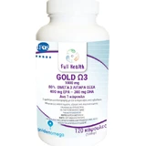 Full Health Gold Ω3 Visolie 1000mg 120 caps Niet-gearomatiseerd