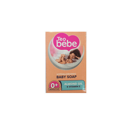 Săpun solid cu ulei de migdale, 75 G, Teo Bebe