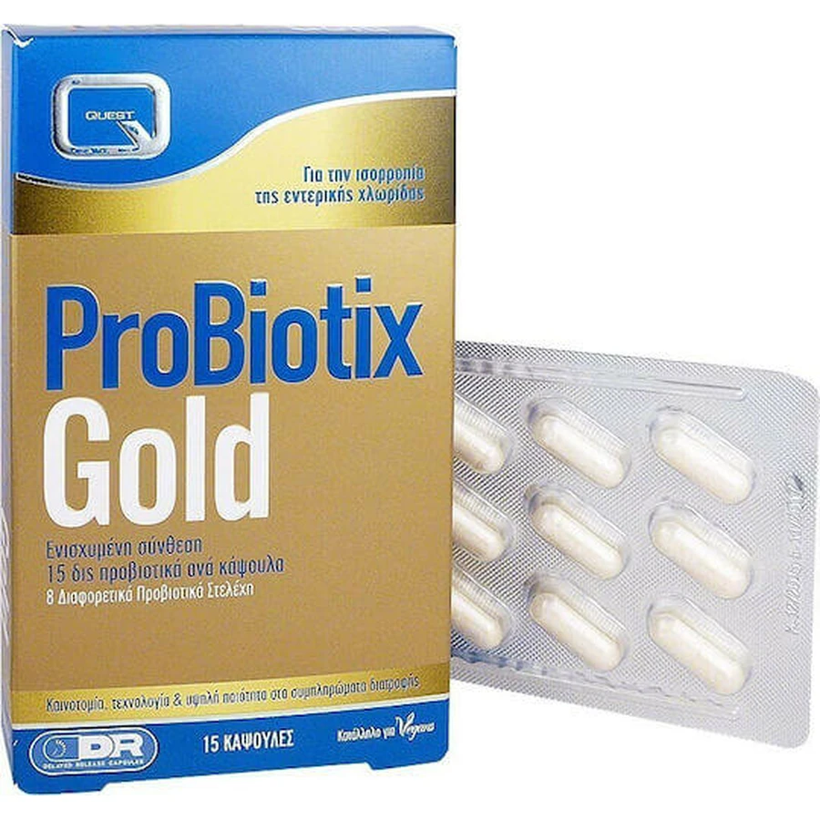 Quest Probiotix Gold Probiotic 15 caps