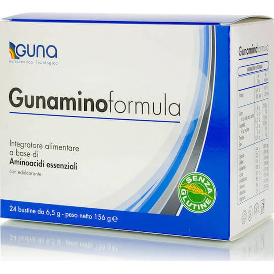 Guna Gunamino Formula 24 sachets. 24 sachets Unflavoured