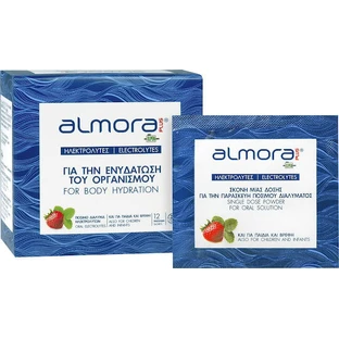 almora PLUS® Body Moisturizing Electrolytes Strawberry 12 Beutel