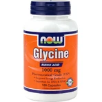 Now Foods Glycine 100 kapsułek bez dodatków smakowych: ceny i cechy