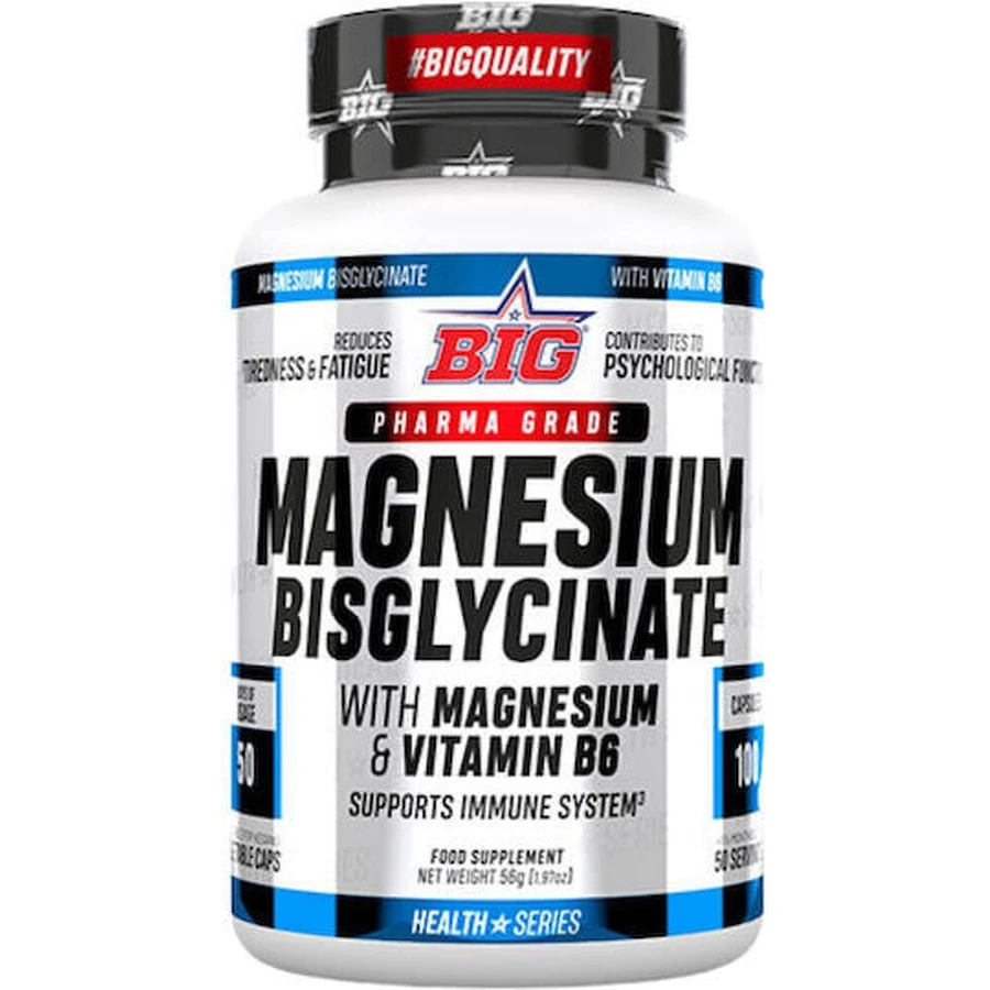 Big Magnesium Bisglycinate 300mg 100 kapsułek Bisglycinate: ceny i cechy