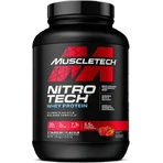 MuscleTech Nitrotech Whey Protein Proteína de suero de leche con creatina y sabor a fresa 1.8kg