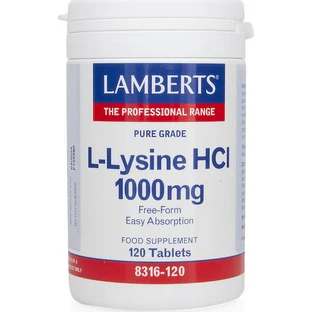 Lamberts L-Lysin HCL 1000mg 120 Tabletten