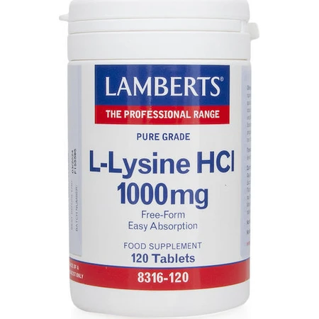 Lamberts L-Lysin HCL 1000mg 120 Tabletten