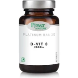 Power Of Nature Platinum Range D-Vit 3 Vitamin for Immune System Strengthening & Egg Health 2000iu 60 Tablets