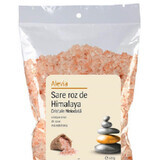 Sel rose de l'Himalaya, cristaux non iodés, 500 gr, Alevia