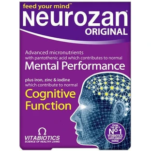 Vitabiotics Neurozan Original Plus de 25 Nutriments Supplément Mémoire 30 tabs