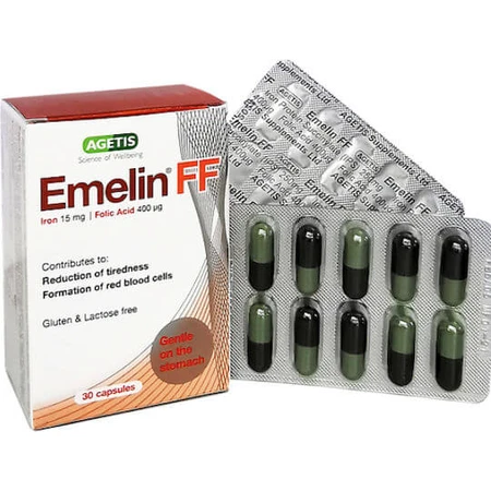Agetis Emelin FF 15mg 30 capsules