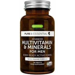 iGennus Multivitamine & Mineralen voor Mannen Multivitamine voor Energie, Haar & Huid 60 Tabletten