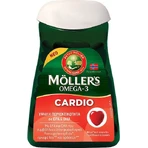 Moller's Omega-3 Cardio Ulei de ficat de cod și ulei de pește 60 softgels Unflavoured